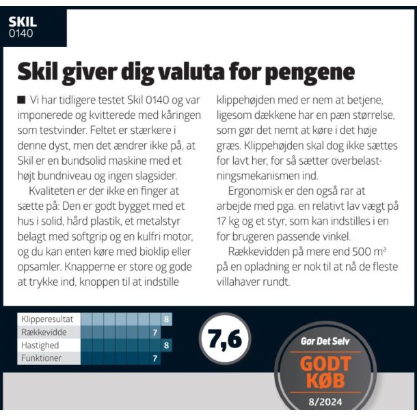 PLNEKLIPPER 43CM solo