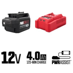 Oplader 12V & 4ah batteri