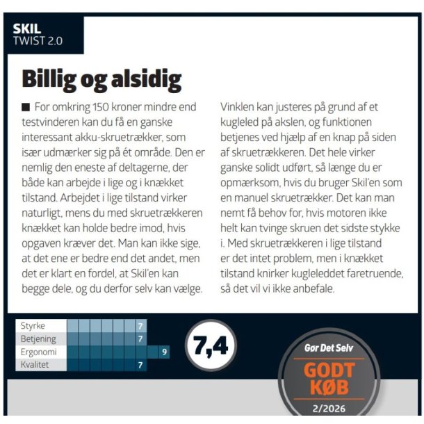 Skruemaskine TWIST 4V