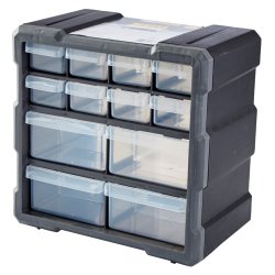 Organizer med 12 skuffer