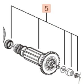 Rotor til 9132 vinkelsliber