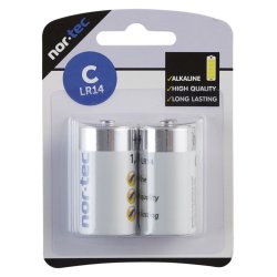 Batterier C 2 stk.