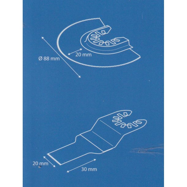 MULTICUTTER KLINGER 2 stk
