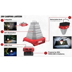 Camping lampe