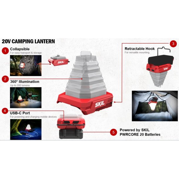 Camping lampe