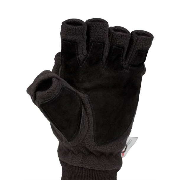 Fingerhandsker fleece SORT