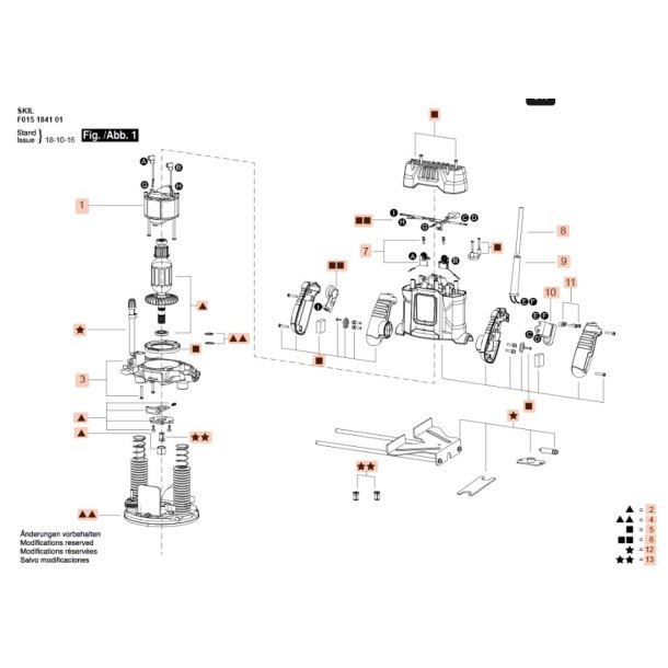 rotor til 1841 overfrser