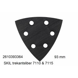Trekant slibesl 93mm