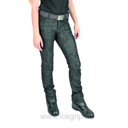 atom kapsel skovl Sorte dame kevlar MC jeans | aramid MUSCLE motorcykel jeans