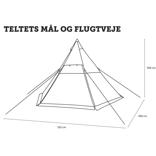 TELT tipi 6 personer
