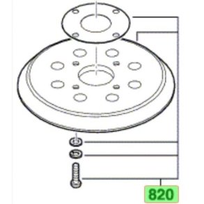 VELCRO BAGSKIVE 125mm