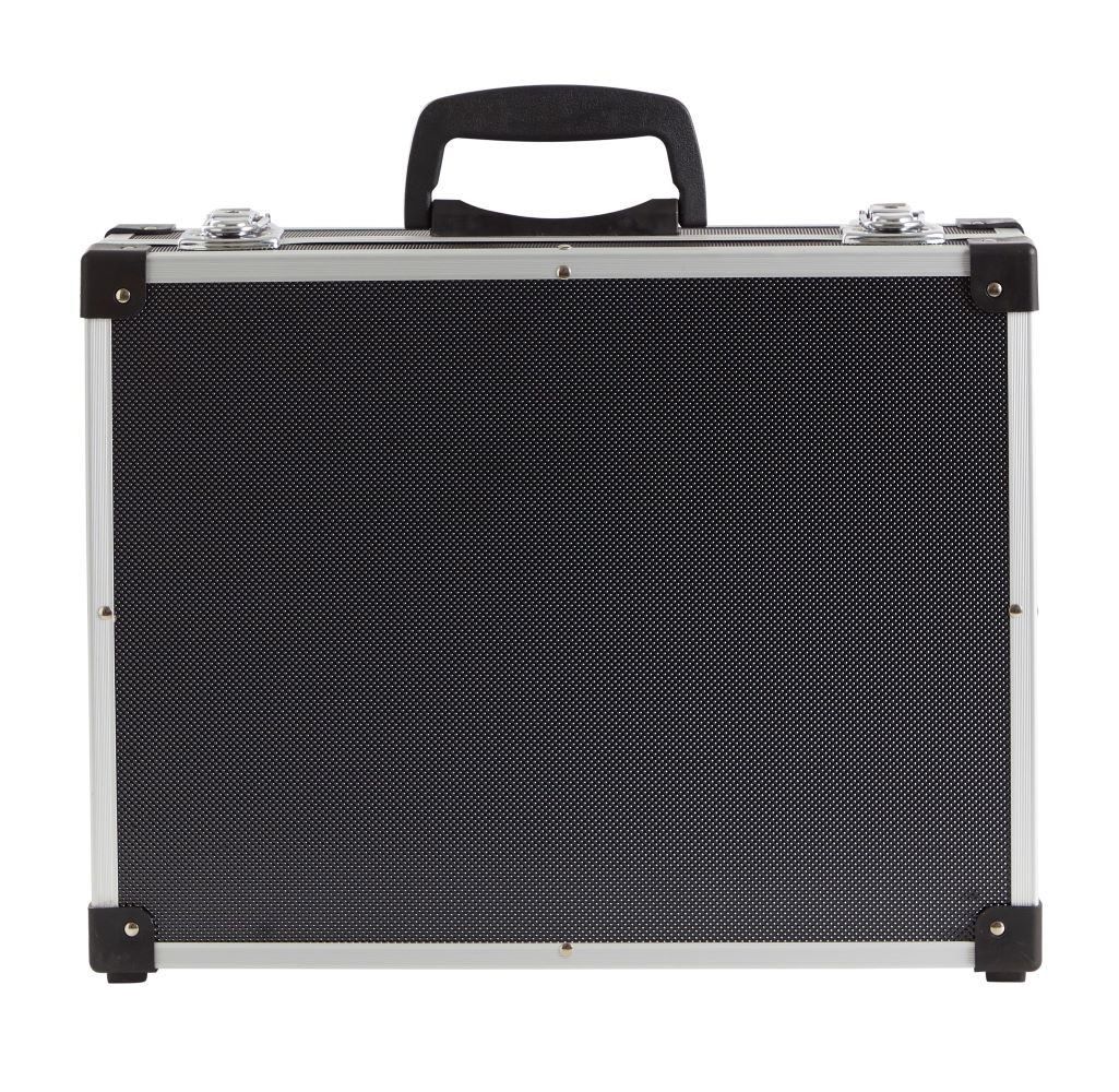 Punktlighed Forenkle øje Alu værktøjs kuffert sort | billig kuffert i aluminium